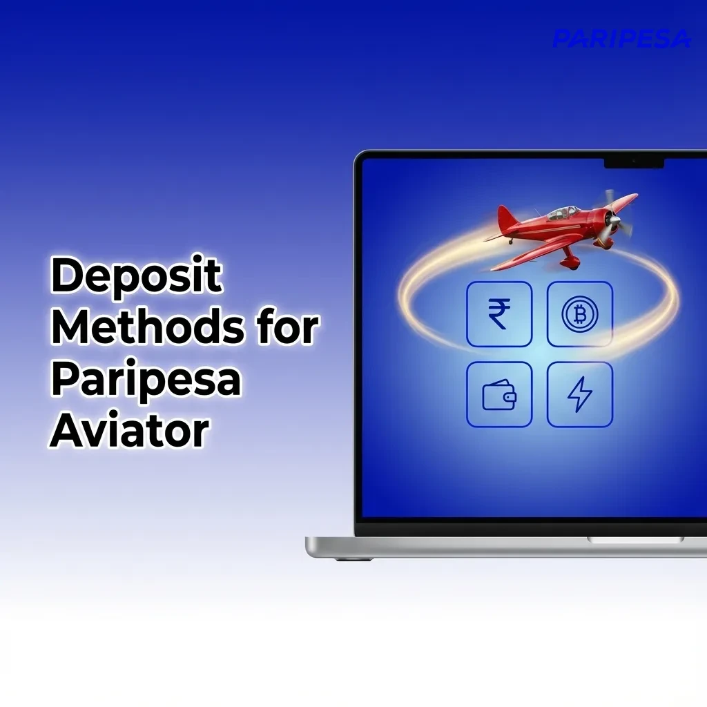 Graphic showing Paripesa Aviator deposit methods: cards, e-wallets, UPI, netbanking, Google Pay, PhonePe, and cryptocurrencies