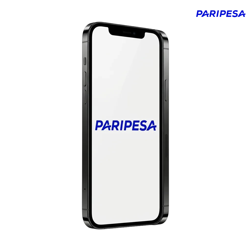 iPhone displaying Paripesa iOS betting app in India, highlighting sports, casino games, and a 100% welcome bonus