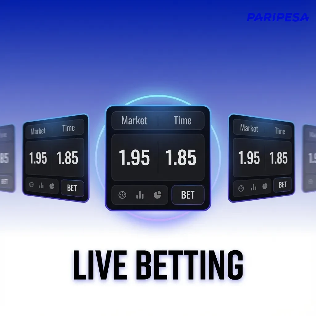 Paripesa India live betting interface showing real-time odds, stats and multi-sport events updating during ongoing matches