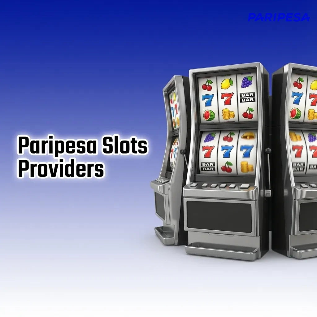 Grid of Paripesa slot provider logos, highlighting over 100 studios like Pragmatic Play, NetEnt, and Microgaming