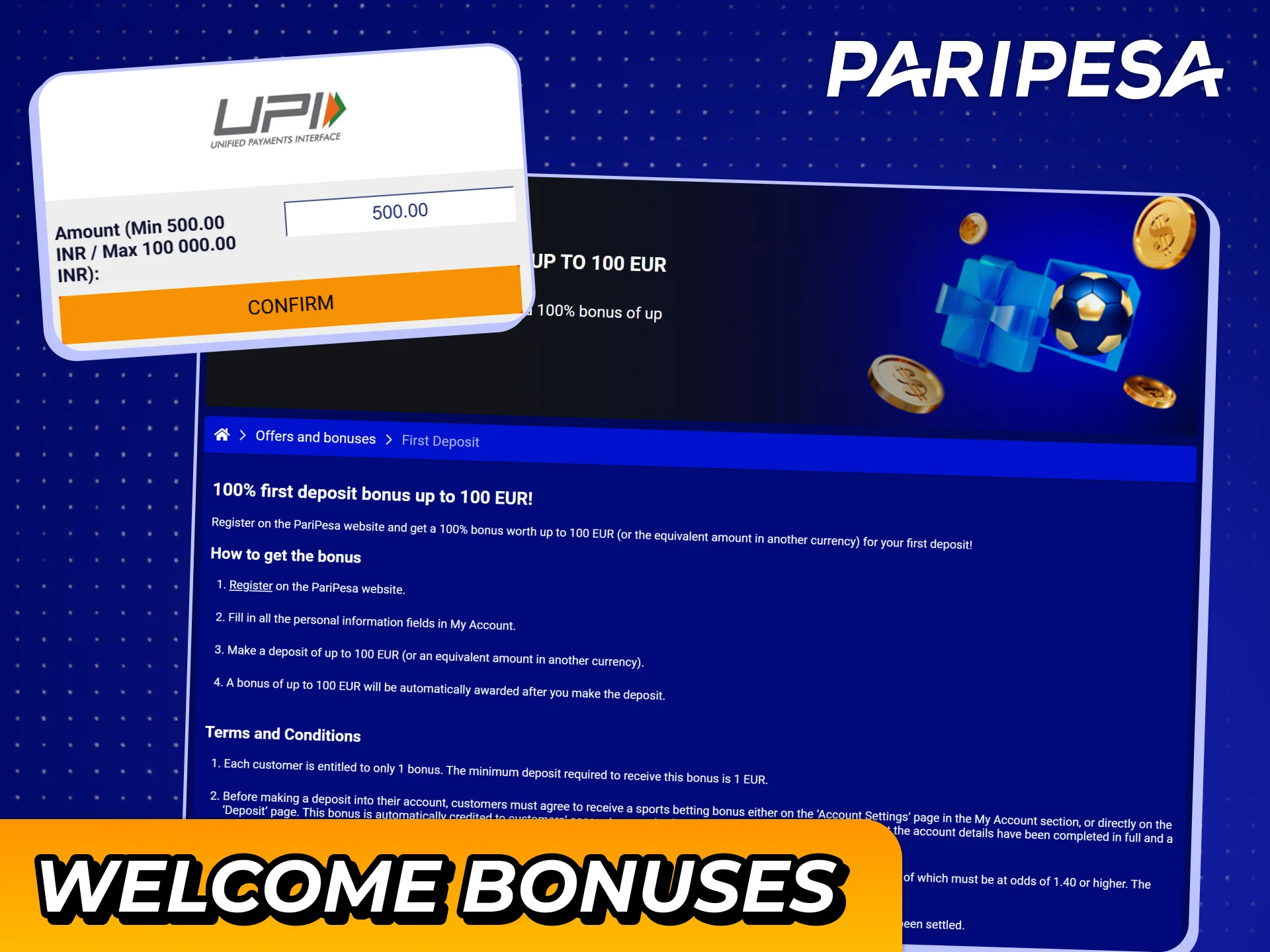 Follow this step-by-step guide to get Paripesa welcome bonus for your Dota 2 bets.