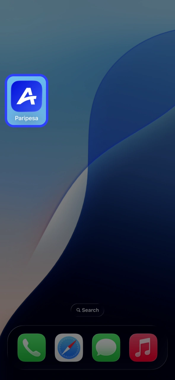 Click on the Paripesa app to open it and start playing.