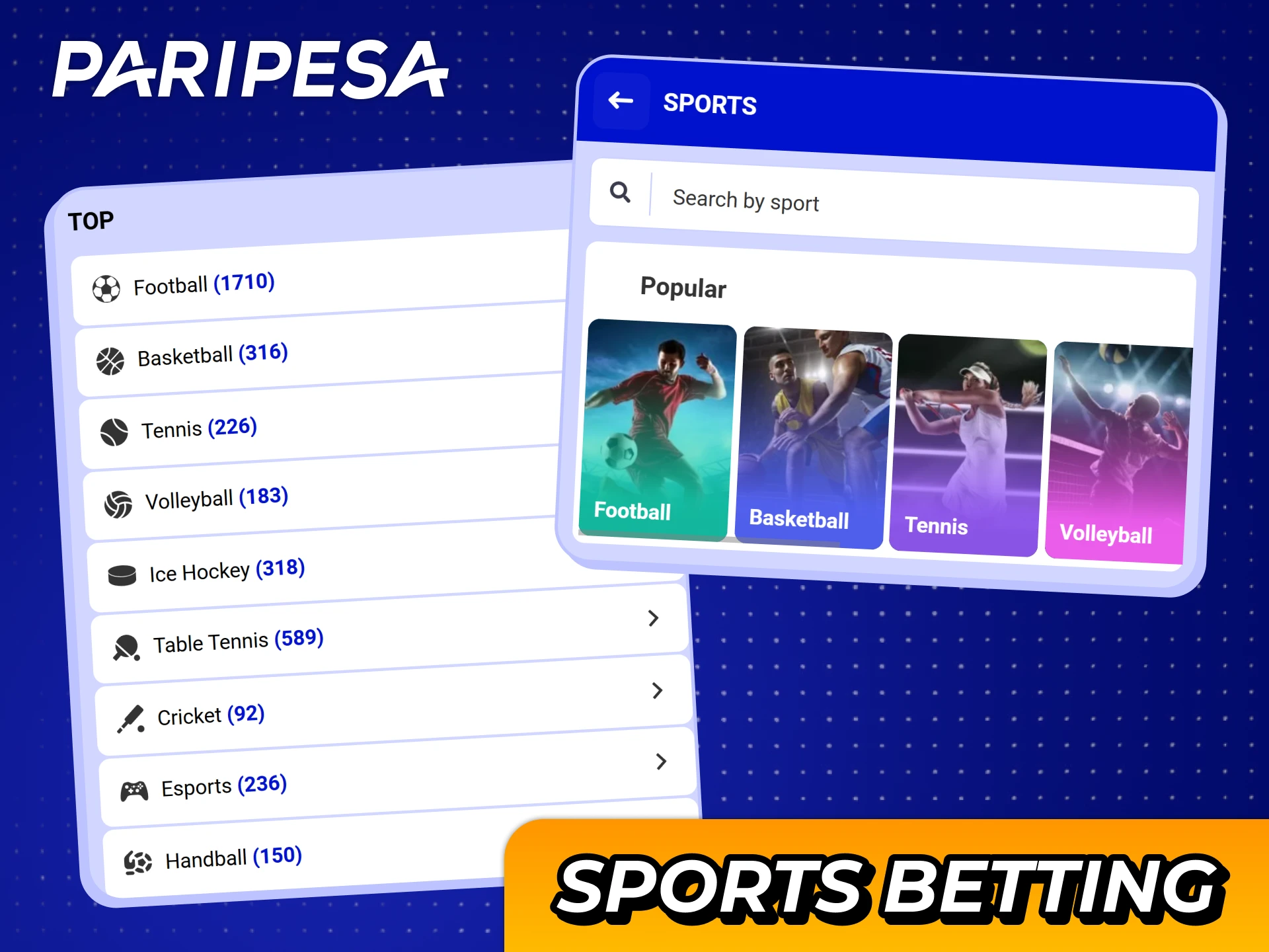Check out Paripesa sports to bet on at Paripesa iOS app.