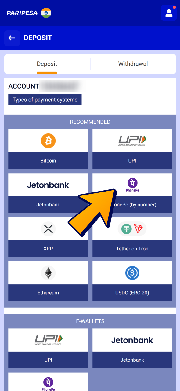 Make your first deposit for your League of Legends bets at Paripesa.