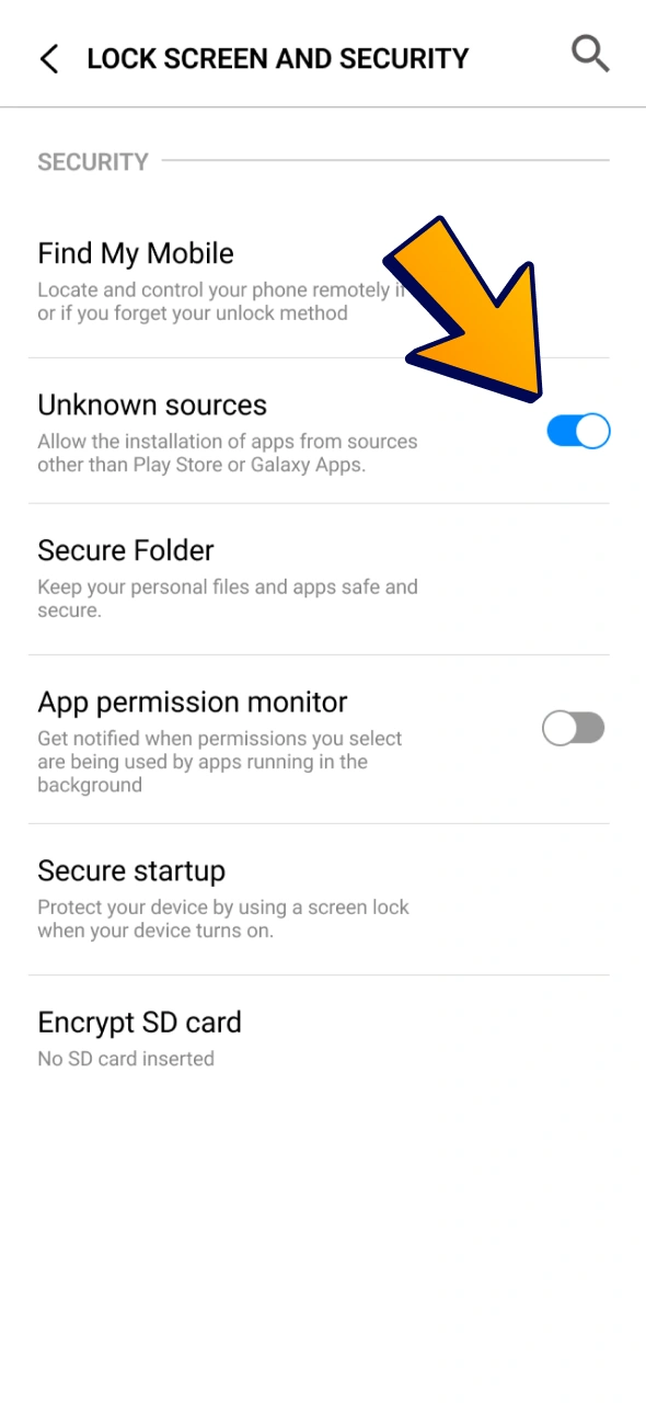 Allow installation of Paripesa mobile app.