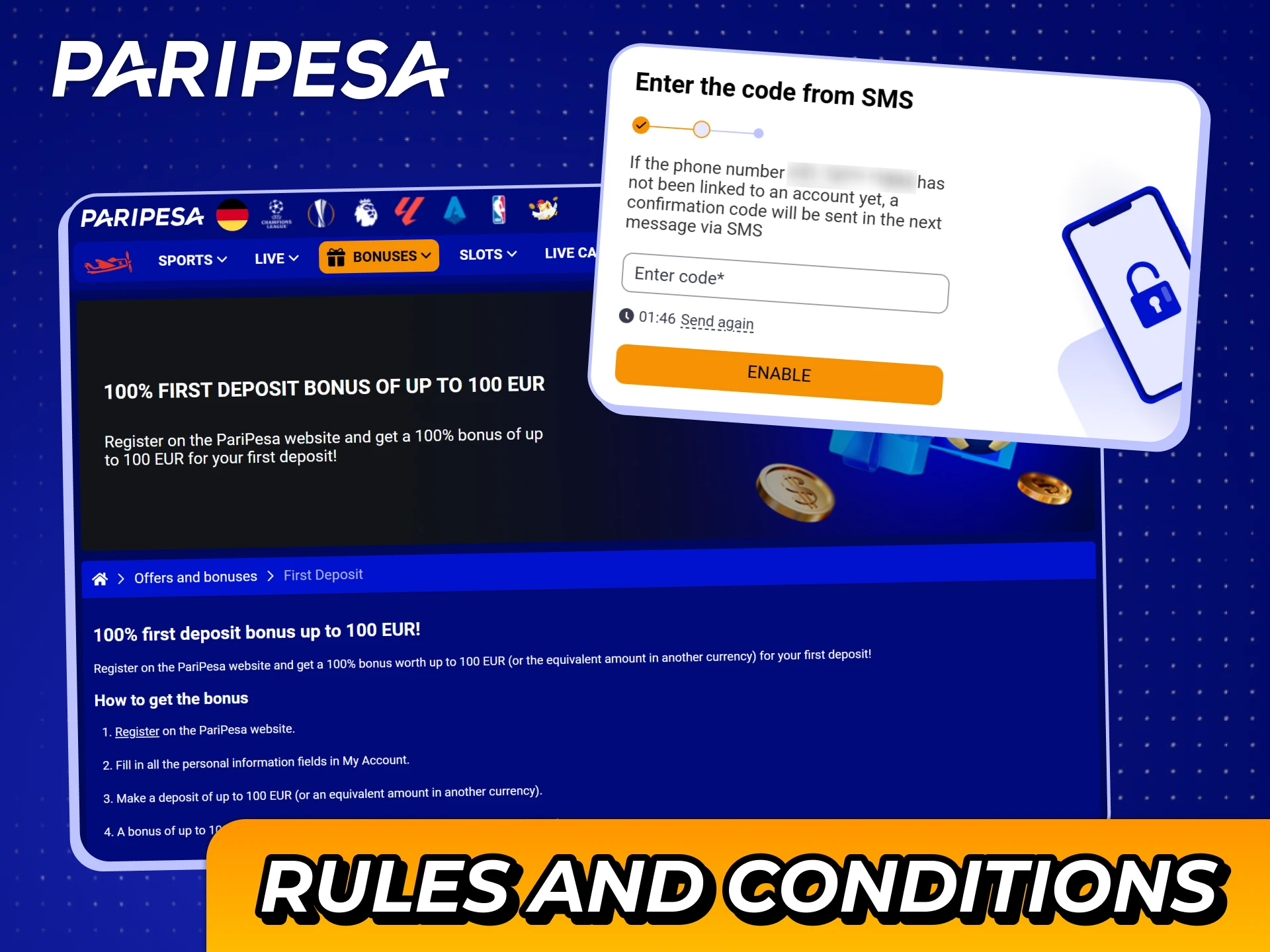 Follow Paripesa withdrawal rules to avoid any problems.